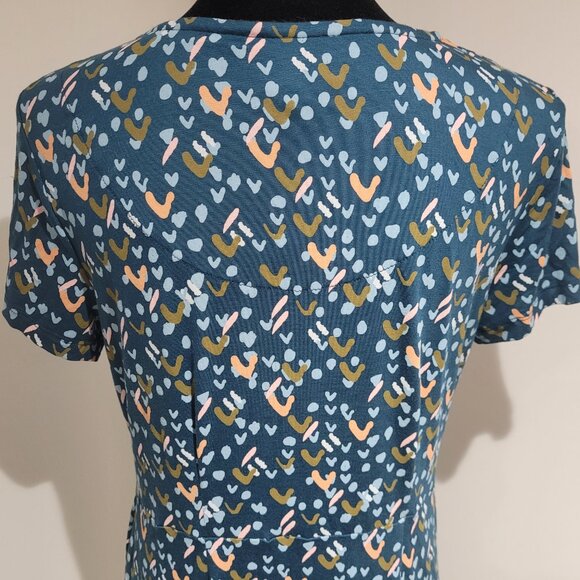 White Stuff Women's Short Sleeve Alice Jersey Midi Dress Size 12 Blue Casual NEW - Picture 7 of 11